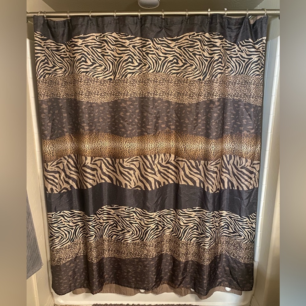Animal Print Shower Curtain